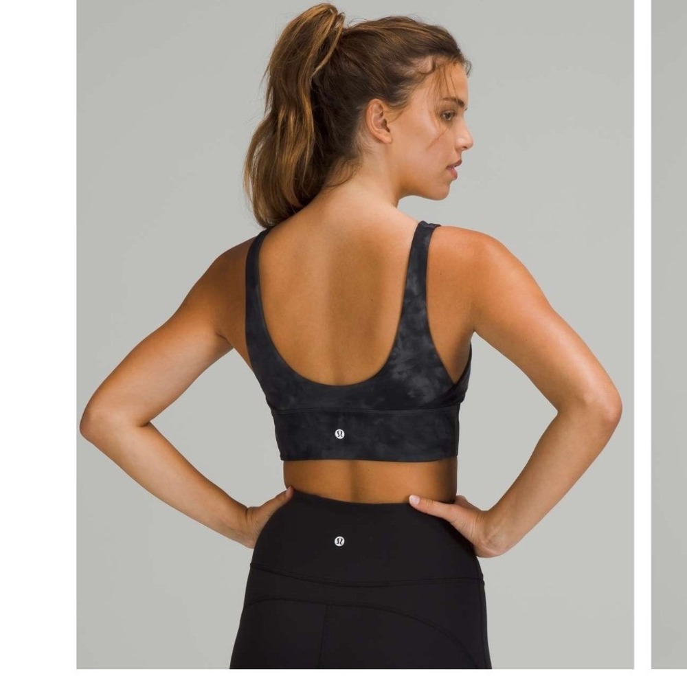 Lululemon Align Reversible Bra Diamond Dye Pitch Grey Graphite Grey W2DD3S Sz 6